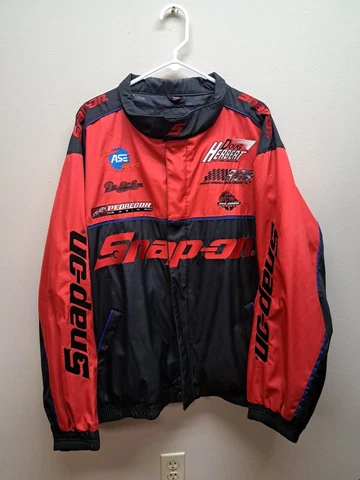 Vintage Snap-On Racing Sponsor Jacket Men's XXL Cover