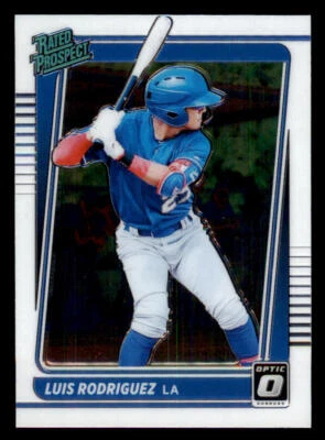2021 Donruss Optic Rated Prospects #18 Luis Rodriguez - Image 1 of 2