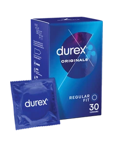 Durex Condoms Regular 30 Pack x 1 - Foto 1 di 1