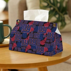 New York Giants Full Print Tissue Bag PU Material Home Decoration,fans Gift - Picture 1 of 8