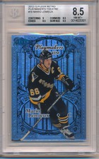 2012-13 Fleer Retro Playmakers Theatre Mario Lemieux #/100 BGS 8.5