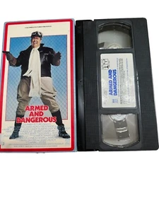 Vintage 1987 Armed And Dangerous John Candy VHS Cassette Tape RARE - Picture 1 of 5