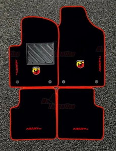 Tappetini Tappeti Compatibili FIAT 500 595 695 ABARTH Personalizzabili - Foto 1 di 14
