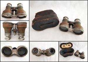 Vintage French VERRES 8 Superieurs Binoculars with Case - Picture 1 of 9