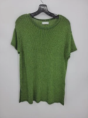 Urban Outfitters Mini Dress Women Medium Green Black Short Sleeve Tunic Y2K - Image 1 of 4