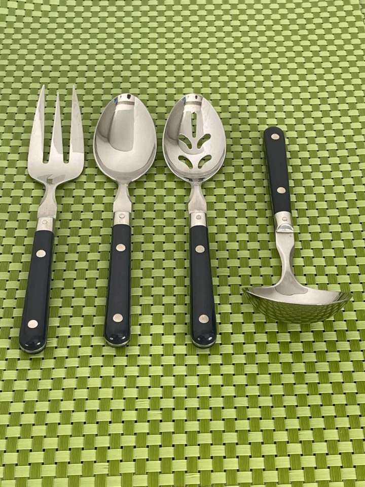 Cubiertos de acero inoxidable Washington Forge MARDI GRAS AZUL COBALTO AZUL MARINO ELECCIÓN B117G Foto 1 de 1