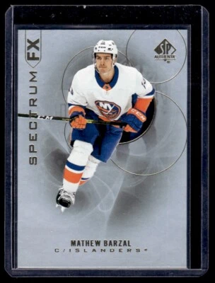 2020-21 SP Authentic Spectrum FX Mathew Barzal #S-18 New York Islanders - Image 1 of 2