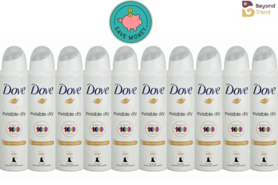 Dove Invisible Dry Anti Perspirant Deodorant Spray 150 Ml (10 PACK) - Image 1 of 2