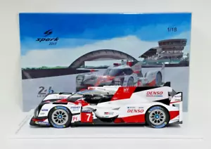 MODELLINO AUTO 1:18 SPARK MODEL TOYOTA TS050 HYBRID 24H LE MANS 2017 MODELLISMO - Foto 1 di 5