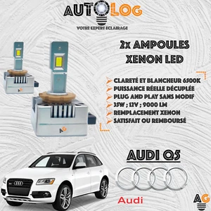 ✅ KIT 2x AMPOULES XENON LED AUDI Q5 ✅ - Picture 1 of 10