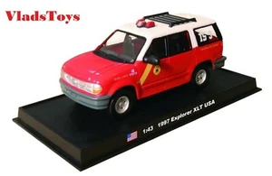 Amercom Fire Trucks 1:43 Ford Explorer XLT Philadelphia FD 1997 ACSF27 - Picture 1 of 1