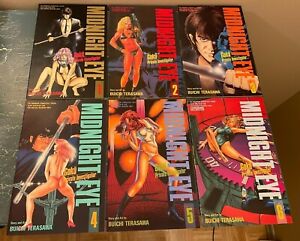 Midnight Eye 1-6 Goku Private Investigator (1991) Viz Color Manga Full Run Anime