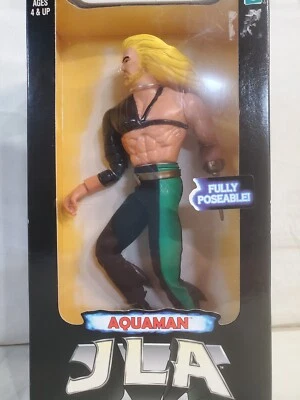 Figura de acción posable Hasbro DC Comics JLA Aquaman 12" - 1998 - nunca abierta Foto 1 de 4
