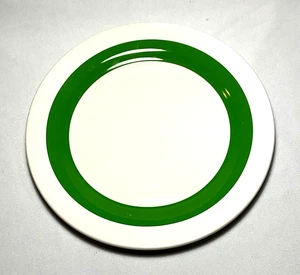 LENOX (Kate Spade) ~ Plato de ensalada de gres 8,5" (raya de calle lluviosa - verde) - Imagen 1 de 6