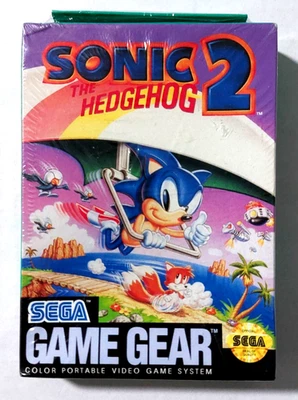 SEALED(Light Box Wear) SONIC THE HEDGEHOG 2 Sega Game Gear 1992 - Image 1 of 4