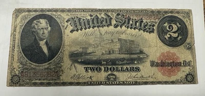 FR. 60 1917 $2 TWO DOLLARS LEGAL TENDER UNITED STATES NOTE - Image 1 of 2