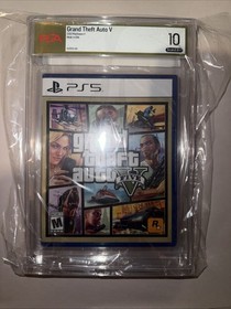 PSA GRADED 10 GOLD LABEL! - Grand Theft Auto V (PS5 PlayStation 5)Brand New