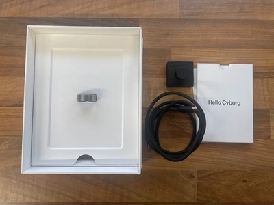 Ultrahuman Air Ring - S7 - Raw Titanium - Sleep and Fitness Tracker Smart Ring - Image 1 of 4