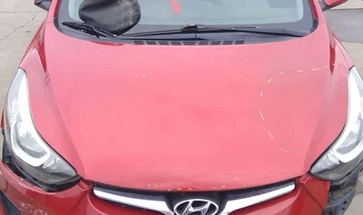 Hyundai Elantra Hood Sedan Bonnet Panel YR7 Red 2011 12 13 14 15 2016 - Изображение 1 из 4