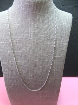 Collar de cadena Italia Milor 24" 18k oro puro con cierre de langosta 2,37 G Foto 1 de 4