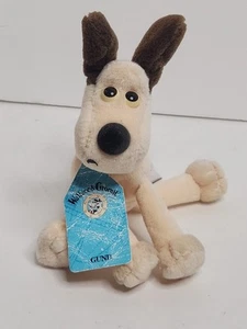 GUND Wallace & Gromit Dog Vintage Peluche Fagioli Sacchetti 6,5” Raro HTF - Foto 1 di 12