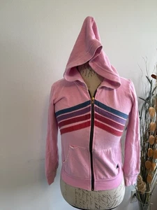 Aviator Nation Full Zip Hoodie Kids Size 12 Pink Flaw - Picture 1 of 12