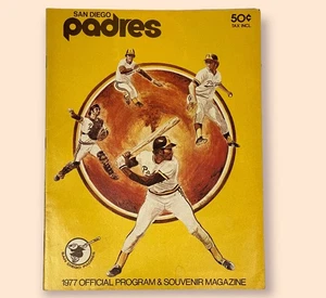 1977 San Diego Padres Official Program & Souvenir Magazine - Picture 1 of 3