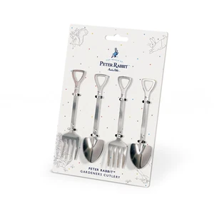 Stow Green Peter Rabbit posate giardinieri - set di 4 - forchetta e cucchiaio da dessert  - Foto 1 di 1