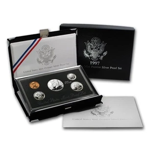 1997-S Silver Premier Proof Set!!  Original Government Packaging!!!! - Picture 1 of 4