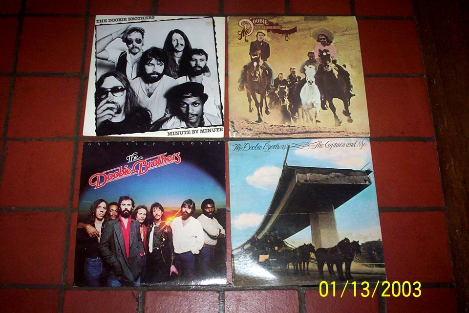 THE DOOBIE BROTHERS ( 4 ) LP lot: STAMPEDE / THE CAPTAIN / MINUTE BY MINUTE vg++ - Image 1 of 1