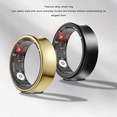 Smart Fitness Ring Alloy Photo Clicker Video Scrolling 50M Waterproo CB - Bild 1 von 4