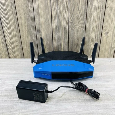 Linksys WRT1900AC V2 1300 Mbps 4 Port Dual-Band Wi-Fi Router Tested Works - Image 1 of 4