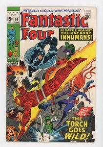 Fantastic Four 99 Black Bolt looks so serious! Sweet FN/FN+ - Picture 1 of 2