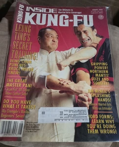 INSIDE KUNG FU Rare 8/94 Leung Ting WING TSUN chun Karate martial arts Mantis - Foto 1 di 13