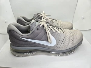 Nike Air Max 2017 Shoes Men’s 11.5 Light Bone Grey Running Athletic Gym Sneakers - Picture 1 of 9