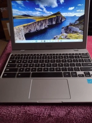 SAMSUNG XE310XBA K01US Chromebook 4 11.6" Intel Celeron N4020 4GB RAM 32GB eMMc - Image 1 of 4