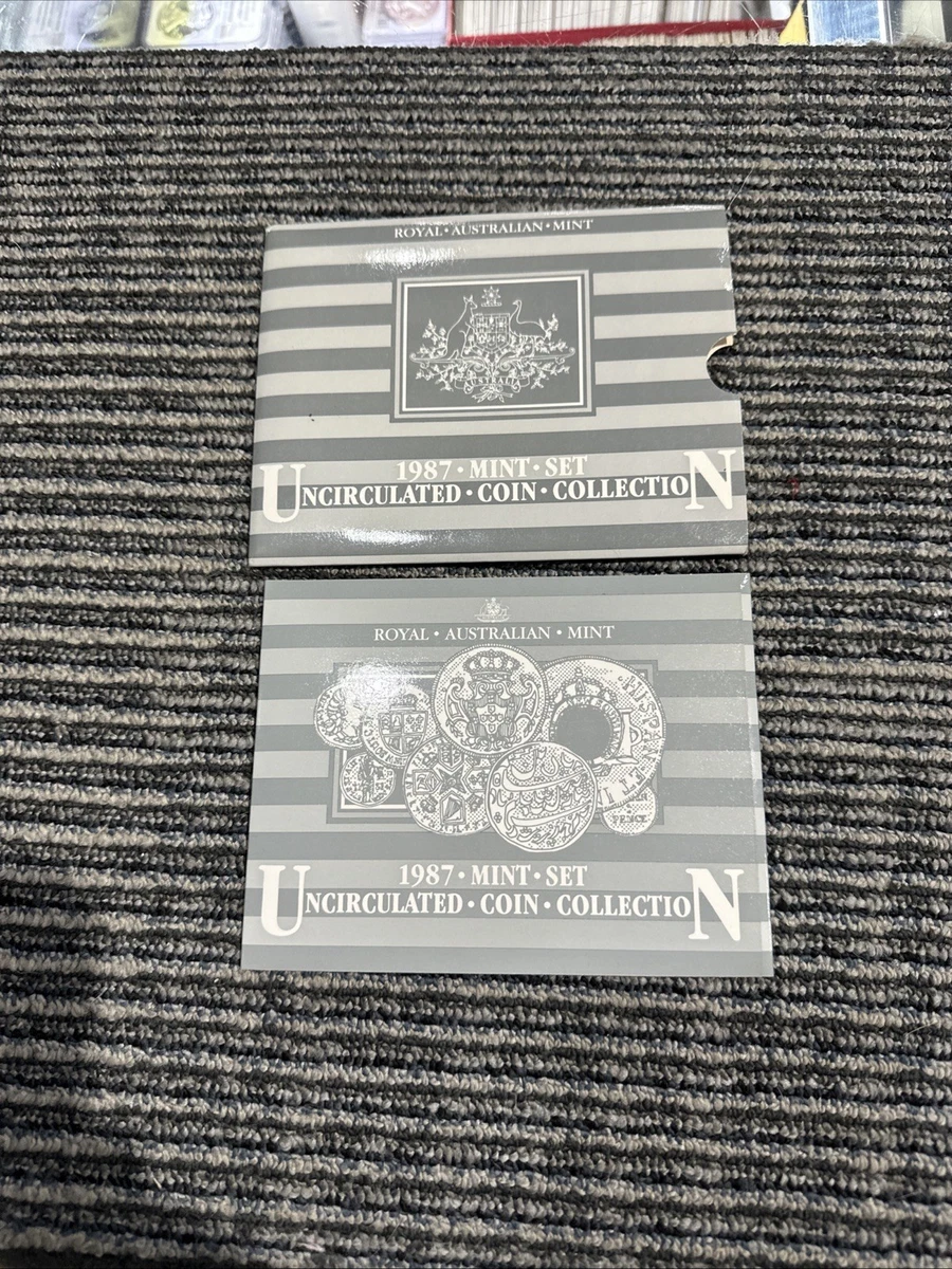 1987 Royal Australian Mint Seven Coin Set - Standard Coin Designs