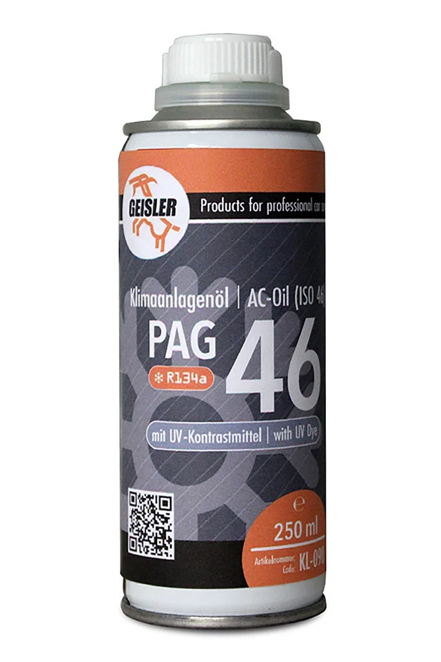 Klimakompressor Öl, Klimaanlagen Öl, Klima Öl  PAG 46 UV  (250 ml Flasche) - Bild 1 von 1