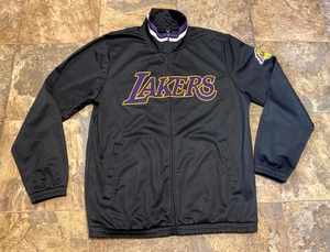 NBA Los Angeles LA Lakers Full Zip Jacke Herren Large schwarz lila Carl Banks - Bild 1 von 11
