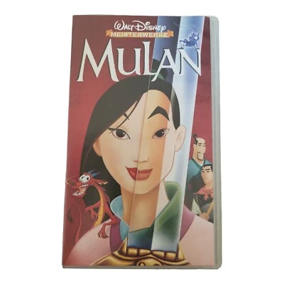 MULAN, Walt Disney Meisterwerke, VHS Video Kassette, 07085, 84 Minuten - Bild 1 von 3