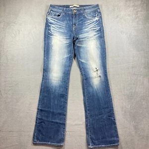 Big Star Maddie Mid Rise Bootcut Jeans Womens 27R Blue Denim 5 Pocket - Picture 1 of 11