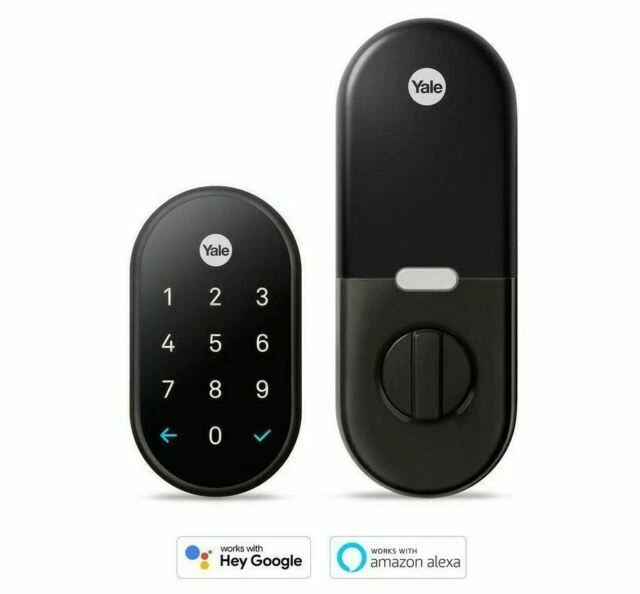 Google Nest x Yale Lock with Nest Connect - Black Suede (RB-YRD540-WV-0BP)