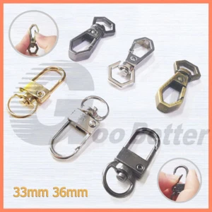 33 mm 36 mm Karabiner Drehverschlüsse Clips Taschen Schlüsselringe Haken Zubehör Schlüsselanhänger - Bild 1 von 12
