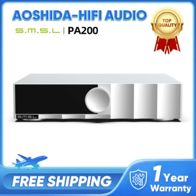 Усилитель мощности нитрид галлия SMSL PA200 XLR моно вход стерео чистый усилитель - Изображение 1 из 4