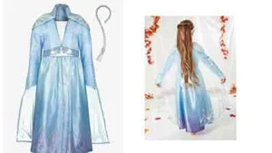 FROZEN 2 Elsa fancy dress costume 9-10 plait braid headband CHRISTMAS GIFT - Picture 1 of 1