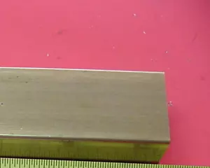 1" x 1" C360 BRASS SQUARE BAR 9.25" long Solid 1.00" Flat Mill Stock H02 Cut New - Picture 1 of 1