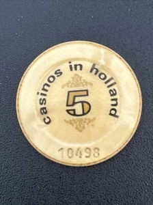 Casino Zandvoort Holland Casino Chip Jeton Token Rare - Picture 1 of 3