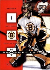 2005-06 Hot Prospects RED HOT #9 Andrew Raycroft SERIAL #32/100 BOSTON BRUINS