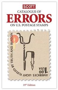 Scott Catalogue of Errors on US Postage Stamps - 19th Edition Book / Price Guide - Picture 1 of 5