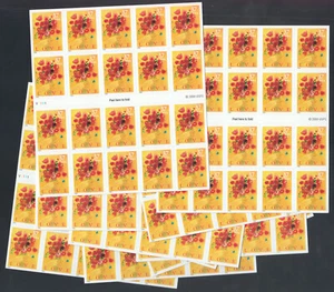US Stamp Scott #3898A Wedding Flower Bouquet Love, 10 Panes of 20 (200pc) - Picture 1 of 2